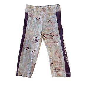 Reebok Toddler Girls’ Leggings, Pink Marble Print, Size 2T – Excellent Condition
